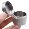 Big Size Usable Titanium Capsule Pill Box